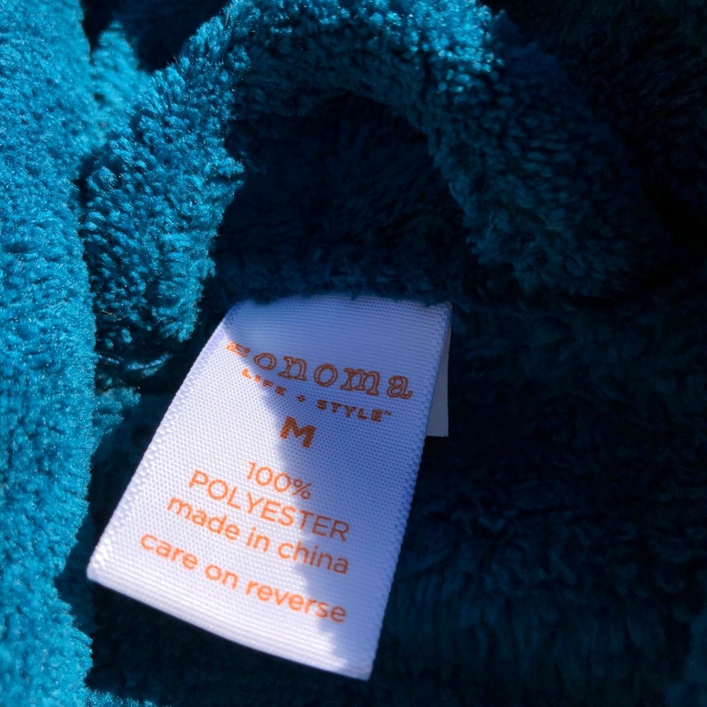 Teal Kids Robe - Picture 4 of 4